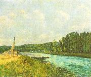 Alfred Sisley Die Ufer der Oise USA oil painting artist